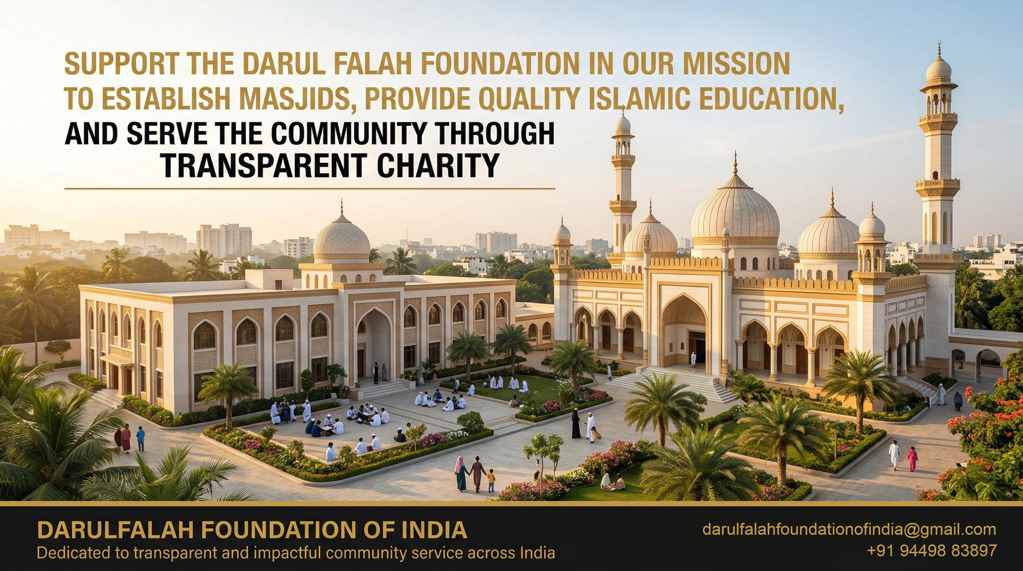 Darul Falah Foundation Banner